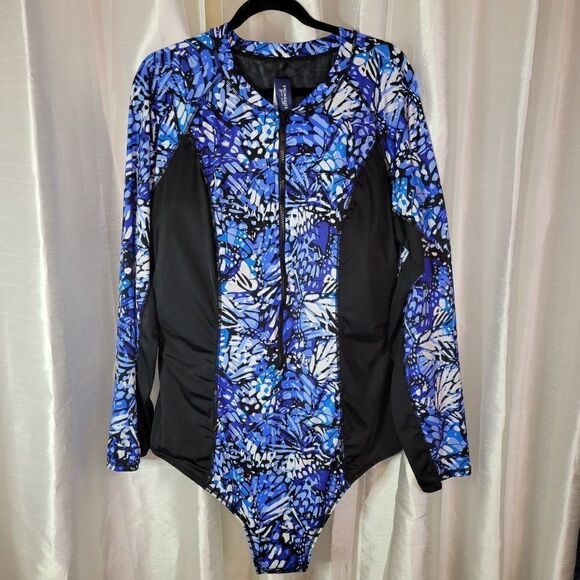 Swimsuits for all Long Sleeve One Piece (size 30) - Picture 3 of 7